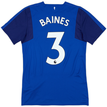 2017-18 Everton Home Shirt Baines #3 (S)
