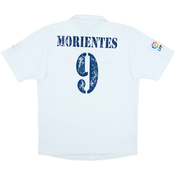 2001 Real Madrid Home Shirt Morientes #9 - 5/10 - (M)