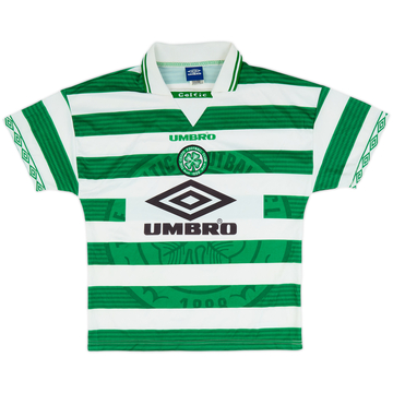 1997-99 Celtic Home Shirt - 8/10 - (M)