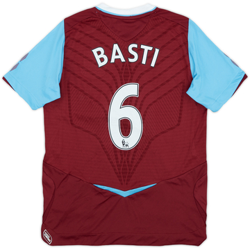 2008-09 West Ham Home Shirt Basti #6 (S.Boys)