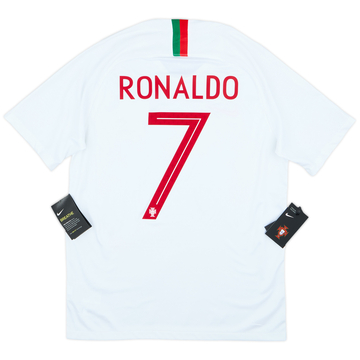 2018-19 Portugal Away Shirt Ronaldo #7 (M)