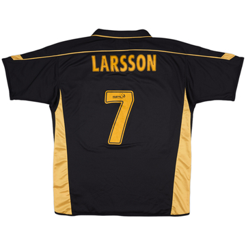2003-04 Celtic Away Shirt Larsson #7 - 9/10 - (L)