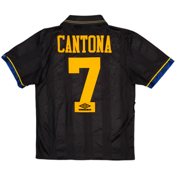1993-95 Manchester United Away Shirt Cantona #7 - 7/10 - (S)