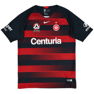 2018-19 Western Sydney Wanderers Home Shirt - 9/10 - (XL.Boys)
