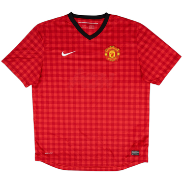 2012-13 Manchester United Home Shirt - 4/10 - (XL)