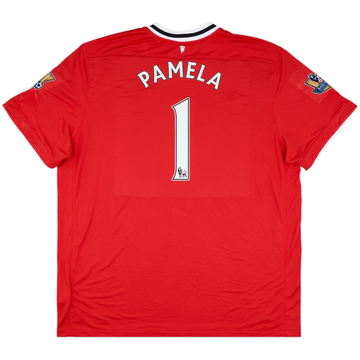 2011-12 Manchester United Home Shirt Pamela #1 - 8/10 - (3XL)