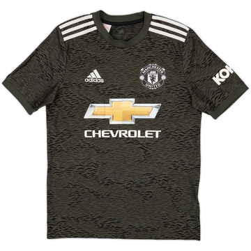 2020-21 Manchester United Away Shirt - 6/10 - (L.Boys)
