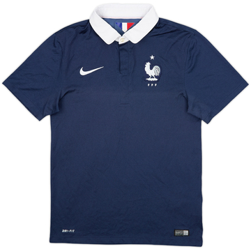 2014-15 France Home Shirt - 9/10 - (S)