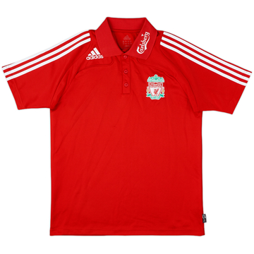 2008-09 Liverpool adidas Polo Shirt - 8/10 - (S)