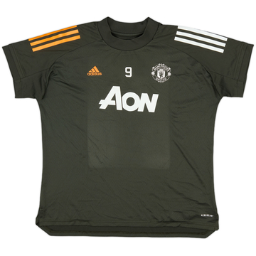 2020-21 Manchester United adidas Player Issue Training Shirt #9 - 8/10 - (Women's L)