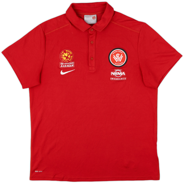 2014-15 Western Sydney Wanderers Nike Polo Shirt - 8/10 - (L)