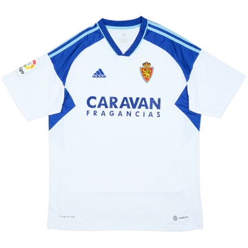 2022-23 Real Zaragoza Home Shirt - 7/10 - (XXL)