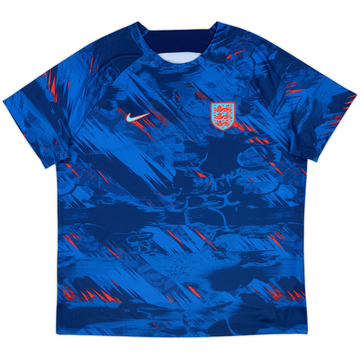 2022-23 England Nike Pre-Match Shirt - 7/10 - (XXL)
