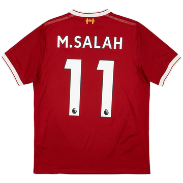 2017-18 Liverpool 125 Years Home Shirt M.Salah #11 - 7/10 - (XL.Boys)
