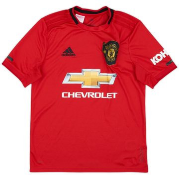 2019-20 Manchester United Home Shirt - 6/10 - (L.Boys)