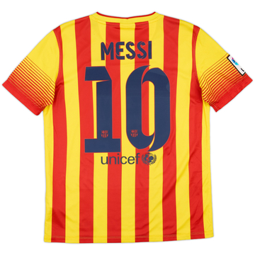 2013-15 Barcelona Away Shirt Messi #10 - 8/10 - (XL.Boys)