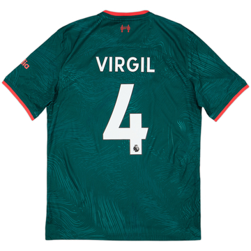 2022-23 Liverpool Third Shirt Virgil #4 - 9/10 - (M)