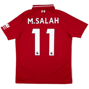 2018-19 Liverpool Home Shirt M.Salah #11 - 7/10 - (XL.Boys)