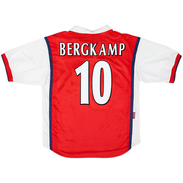 1998-99 Arsenal Home Shirt Bergkamp #10 - 7/10 - (M)