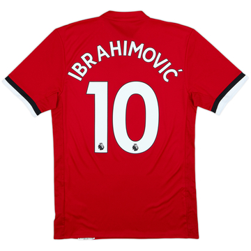 2017-18 Manchester United Home Shirt Ibrahimovic #10 (S)