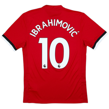 2017-18 Manchester United Home Shirt Ibrahimovic #10 (S)