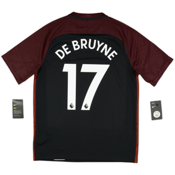 2016-17 Manchester City Away Shirt De Bruyne #17 (M)