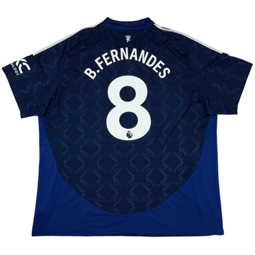 2024-25 Manchester United Away Shirt B.Fernandes #8 - 10/10 - (3XL)