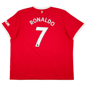 2021-22 Manchester United Home Shirt Ronaldo #7 - 9/10 - (3XL)