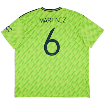 2022-23 Manchester United Third Shirt Martinez #6 - 9/10 - (3XL)