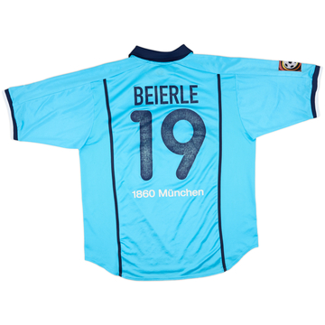 2000-01 1860 Munich Match Issue Home Shirt Beierle #19