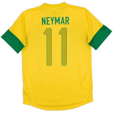 2012-13 Brazil Home Shirt Neymar #11 - 5/10 - (S)