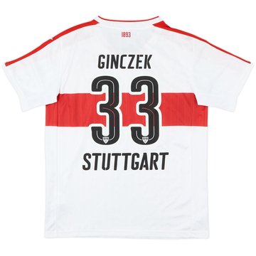 2016-17 Stuttgart Home Shirt Ginczek #33 - 6/10 - (L.Boys)