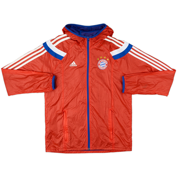 2014-15 Bayern Munich adidas Hooded Rain Jacket - 8/10 - (XL.Boys)