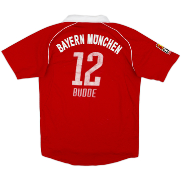 2005-06 Bayern Munich Home Shirt Budde #12 - 5/10 - (XL.Boys)