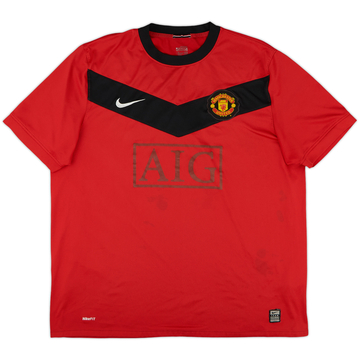 2009-10 Manchester United Home Shirt - 4/10 - (XL)