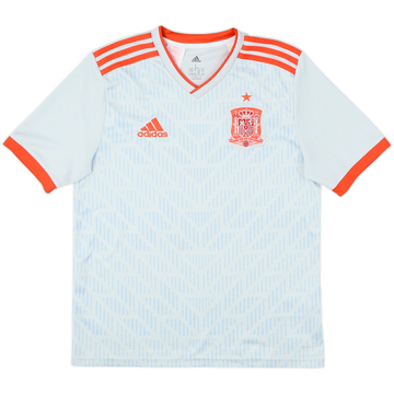 2018-19 Spain Away Shirt - 8/10 - (L.Boys)
