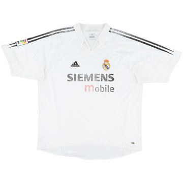 2004-05 Real Madrid Home Shirt - 4/10 - (XL)