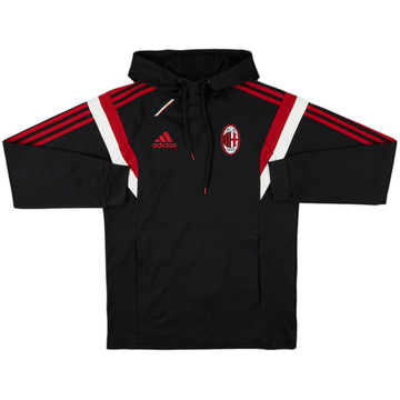 2014-15 AC Milan adidas Hooded Sweat Top - 9/10 - (XS)
