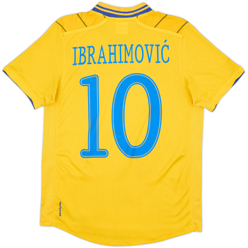 2012-13 Sweden Home Shirt Ibrahimovic #10 - 9/10 - (S)