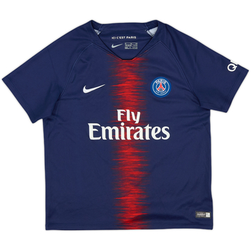 2018-19 Paris Saint-Germain Home Shirt - 10/10 - (7-8 Years)