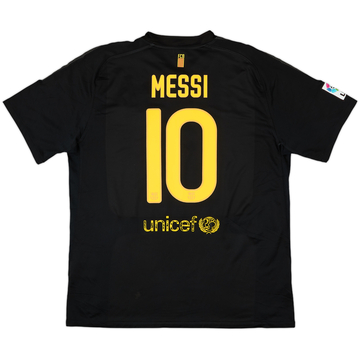 2011-12 Barcelona Away Shirt Messi #10 - 5/10 - (XL)