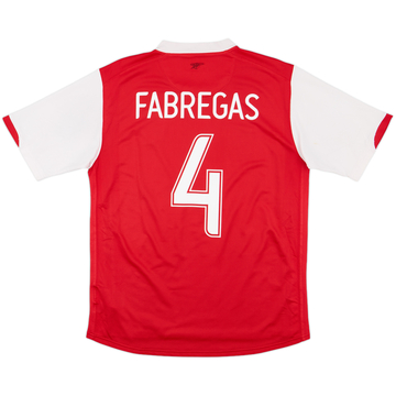 2006-08 Arsenal Home Shirt Fabregas #4 - 6/10 - (M)