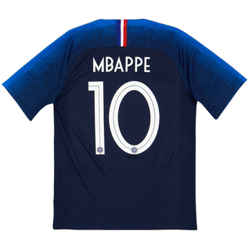 2018 France Home Shirt Mbappe #10 - 8/10 - (S)