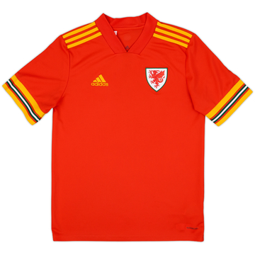 2020-21 Wales Home Shirt - 8/10 - (XL.Boys)