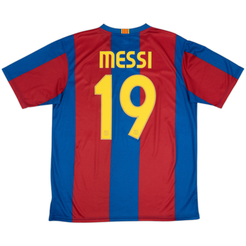 2006-07 Barcelona Basic Camiseta Local Messi #19 - 10/10 - (L)
