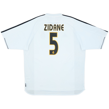 2003-04 Real Madrid Local Camiseta Zidane #5 - 8/10 - (XL)