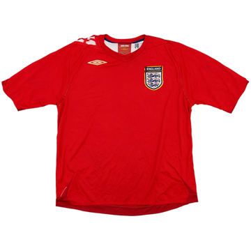 2006-08 England Away Shirt - 5/10 - (XL)