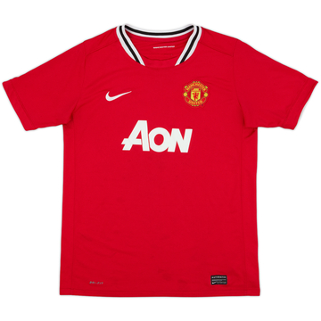 2011-12 Manchester United Home Shirt - 6/10 - (XL.Boys)
