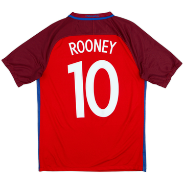2016-17 England Away Shirt Rooney #10 - 7/10 - (M)