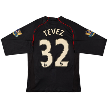 2007-08 Manchester United Away L/S Shirt Tevez #32 - 5/10 - (S)
